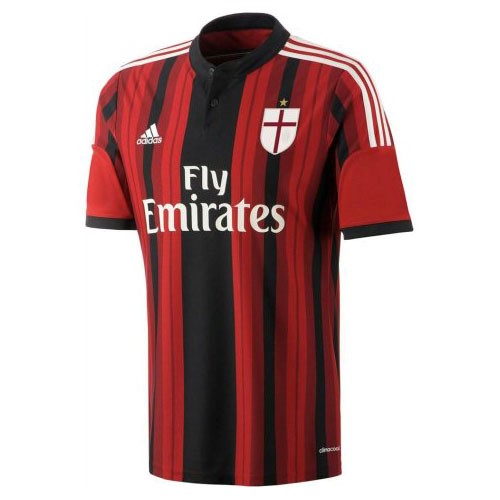 Tailandia Camiseta AC Milan 1st Retro 2014 2015